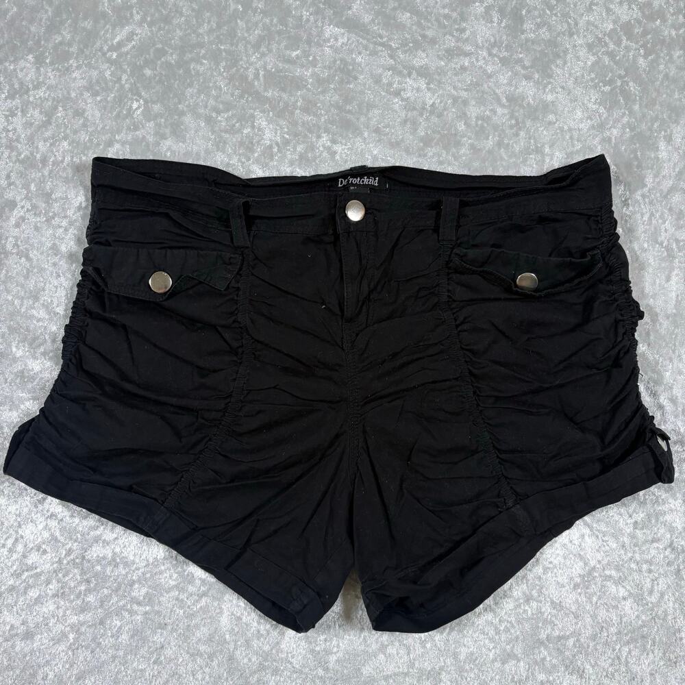 De'Rothchild Black 2X Stretchy Womens Shorts